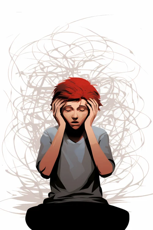 painting-person-suffering-from-anxiety | د ناصر الفريح مواجهة القلق وخطوات الشفاء الذاتي — د. ناصر الفريح